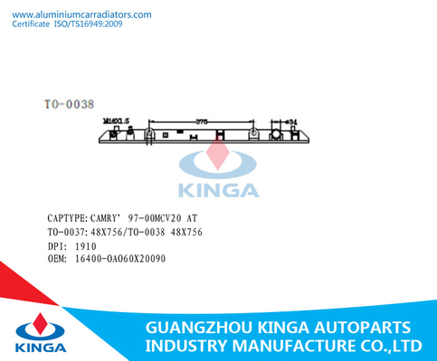 China Plastic Bodemtank voor Toyota Camry'97-00 Mcv20 bij Radiatorvervanging leverancier