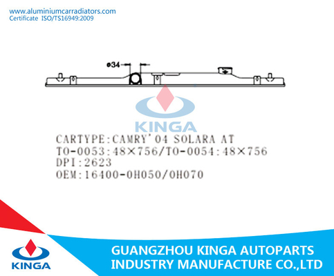 Toyota-de Radiator Plastic Tanks van het Autokoelmiddel voor de Transmissie van CAMRY 2004 SOLARA Automotic leverancier