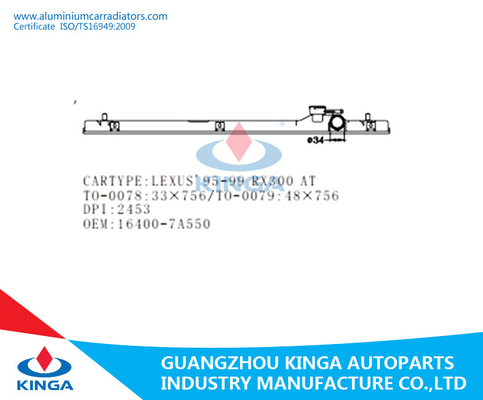 OEM 16400-20120 de Plastic Vervanging LEXUS'95-99 RX300 van de Radiatortank BIJ leverancier