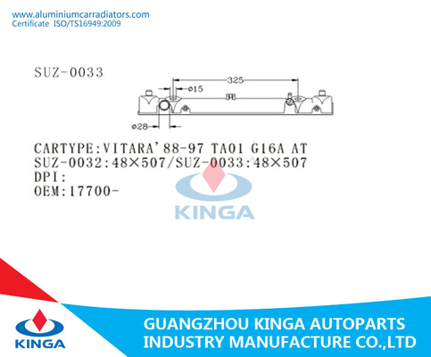 OEM 17700 Tank van Voertuig de Plastic Raidtaor voor Vitara 88-97 TA01 G16A BIJ leverancier