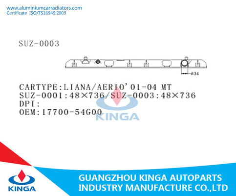 Plastic radiatorreparatie/de tankreparatie van het radiatoreind voor A'98-MT van ASTRA G/ZAFIRA met kJ-42018 leverancier