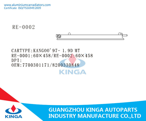 Vervang Juiste tank van de Radiator de Plastic Tank voor RENAULT KANGOO 97 1.9D-MT leverancier
