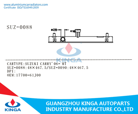 2016 Nieuwe Modelsuzuki swift'06 BIJ Autoradiator Plastic Tank leverancier