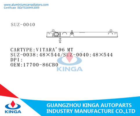 Van de de Radiator Plastic Tank 17700-86CB0 van MT van SUZUKI VITARA'96 de BODEMtank leverancier