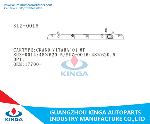 De Plastic Tank van de autoradiator voor SUZUKI 2001 GRAND VITARA-OEM 17700-52D00 leverancier