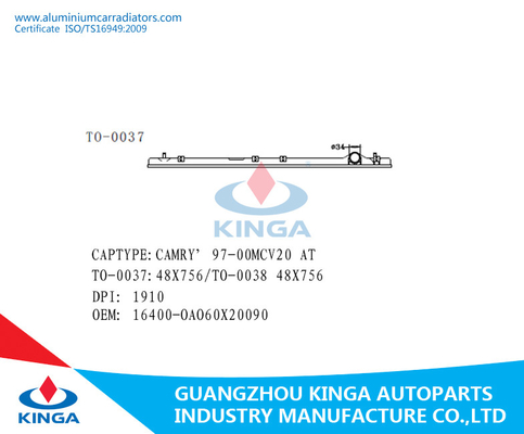 Autoradiator Hoogste Tank Toyota Camry 1997-2000 MCV20 16400-0A060-20090 leverancier