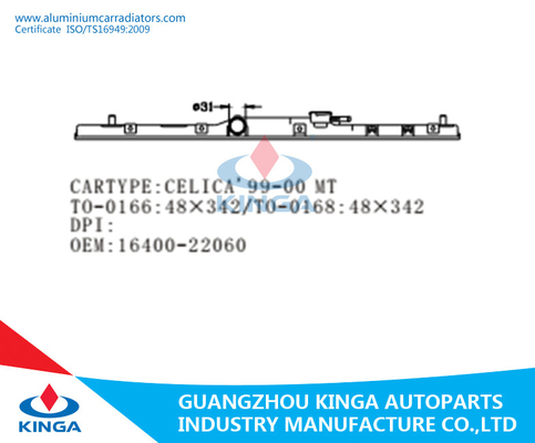 Diameter 31mm Vervanging van de Radiator de Plastic HOOGSTE Tank voor TOYOTA AVENSIS'96 CT210 BIJ OEM16400-64831/6A200 leverancier