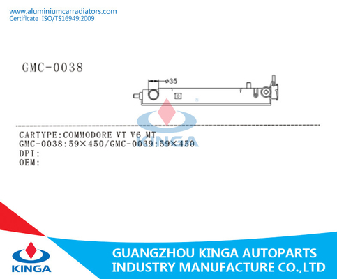Plastic Tank van de koelsysteem de Autoradiator VOOR GMC-COMMODOREvt V6 MT leverancier